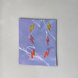 Lightning bolt earrings